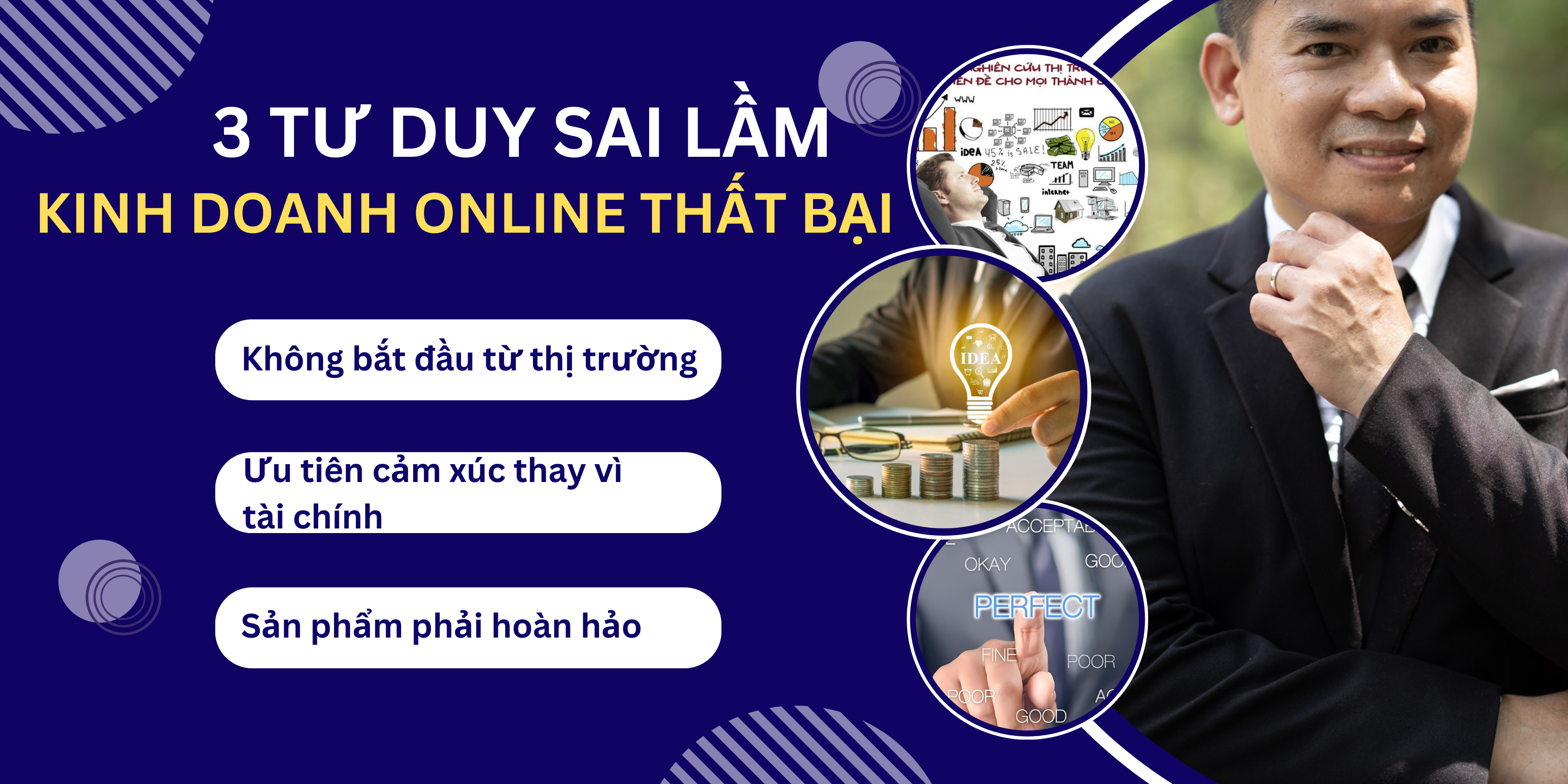 3 tư duy sai lầm khiến kinh doanh trực tuyến thất bại