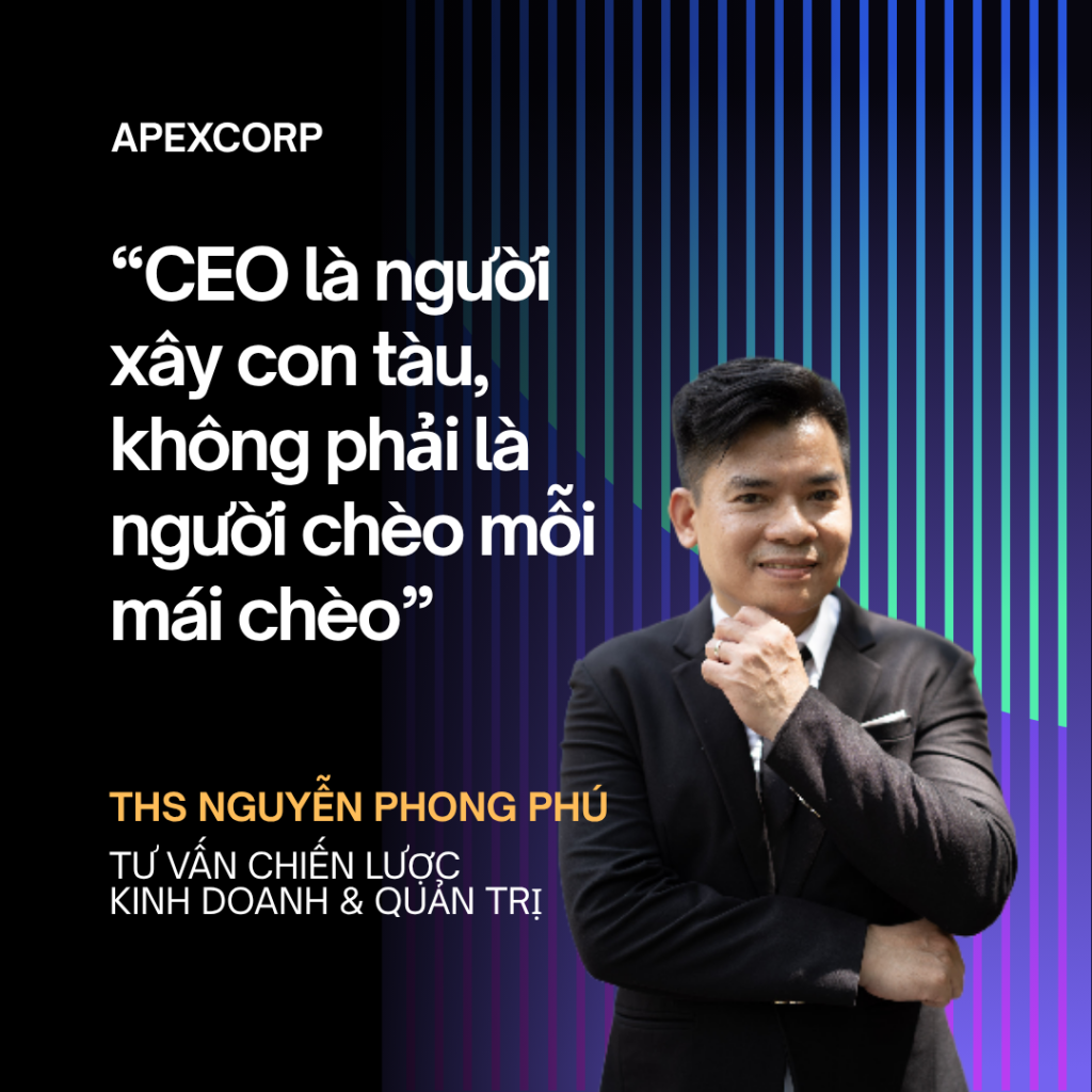 Thạc sỹ Nguyễn Phong Phú - Tư vấn và đào tạo CEO phát triển kinh doanh