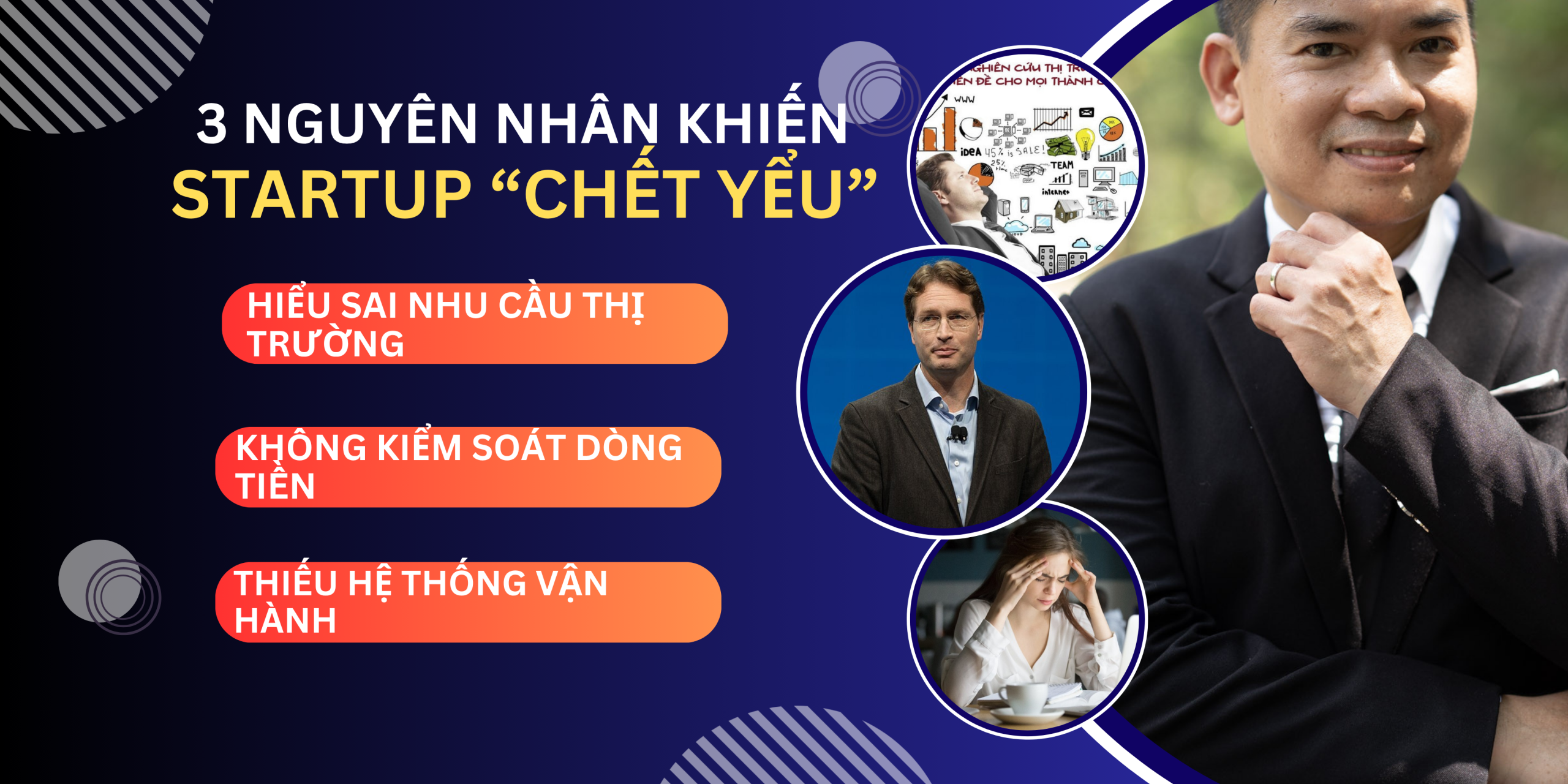 3 Nguyên Nhân Khiến Startup thất bại trong 3 năm đầu tiên: Chia sẽ từ Thạc sỹ Nguyễn Phong Phú -Chuyên gia tư vấn chiến lược thực chiến
