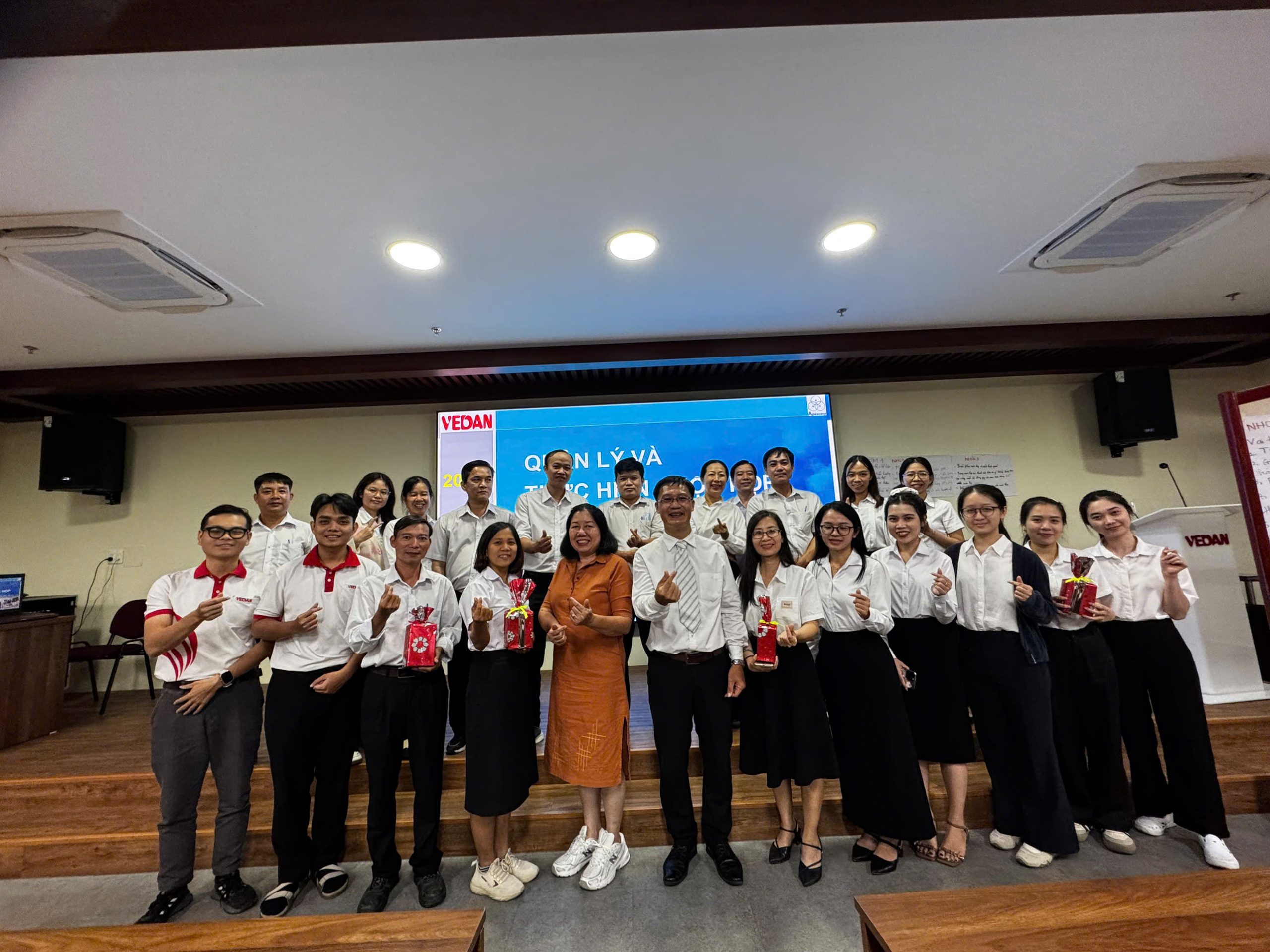 ALT: Apexcorp Triển Khai Khoá Đào Tạo Quản Lý Cuộc Họp Cho Đội Ngũ Lãnh Đạo & Quản Lý của Tập Đoàn Vedan