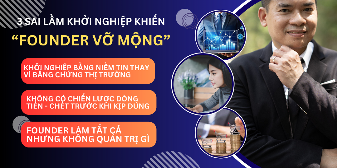 ALT: 3 Sai Lầm Khởi Nghiệp Khiến Founder Vỡ Mộng - Thạc Sỹ Nguyễn Phong Phú